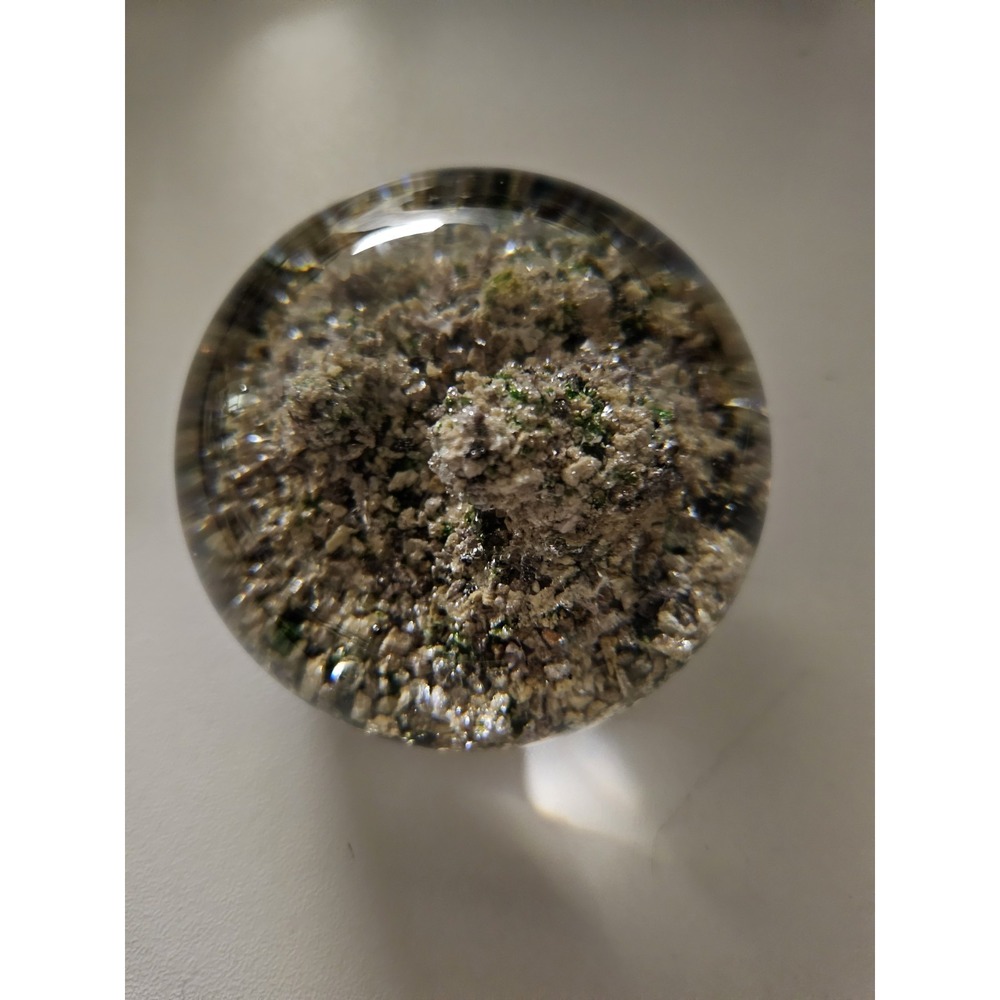 Antique Baccarat  Paperweight - Mountains Of The Moon Moonscape - 3 Peaks - Rare